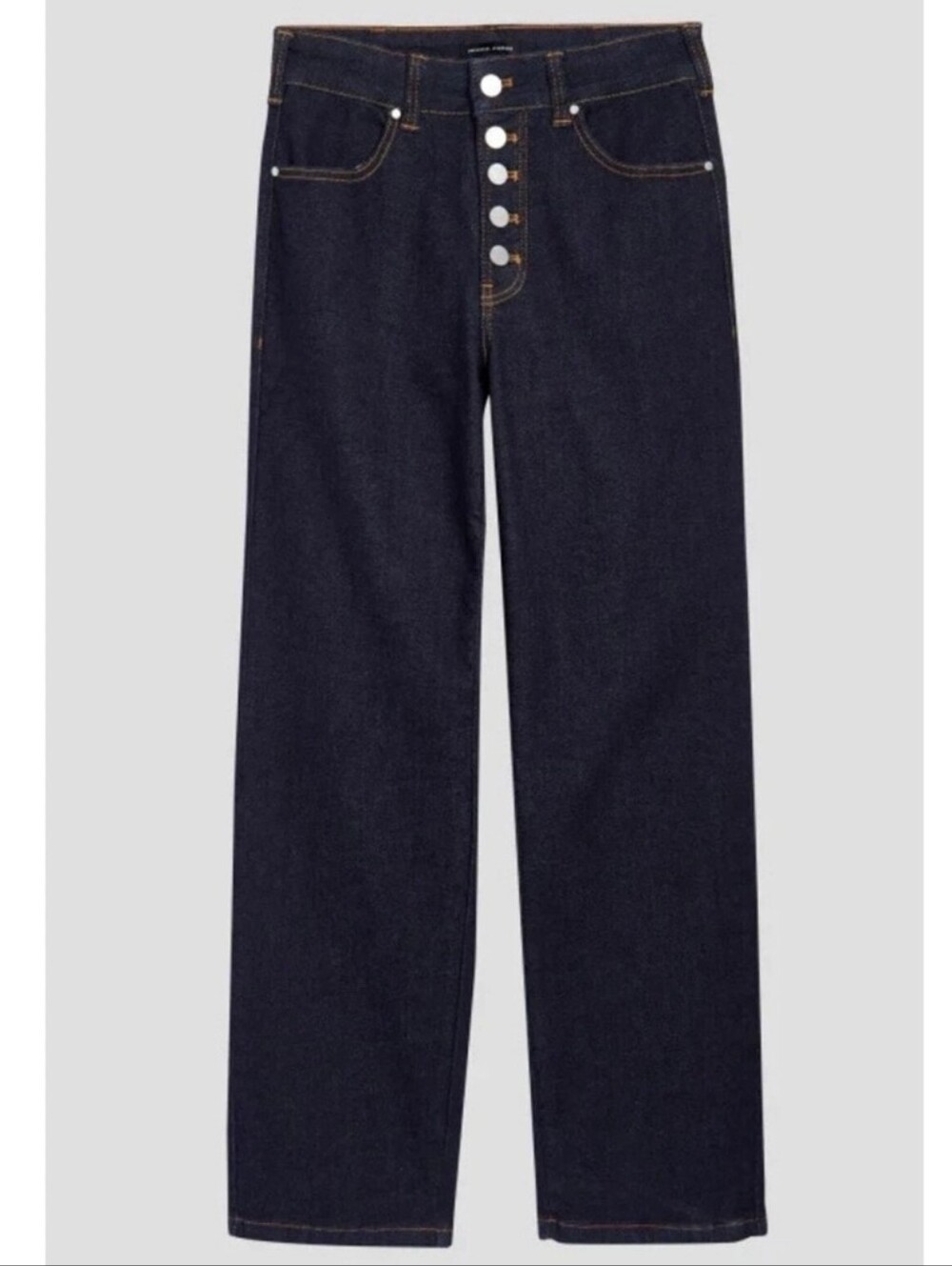 Universal Standard Dolly High-Rise Straight Leg Dark Indigo Dye Jeans - Size 8 - Picture 12 of 12